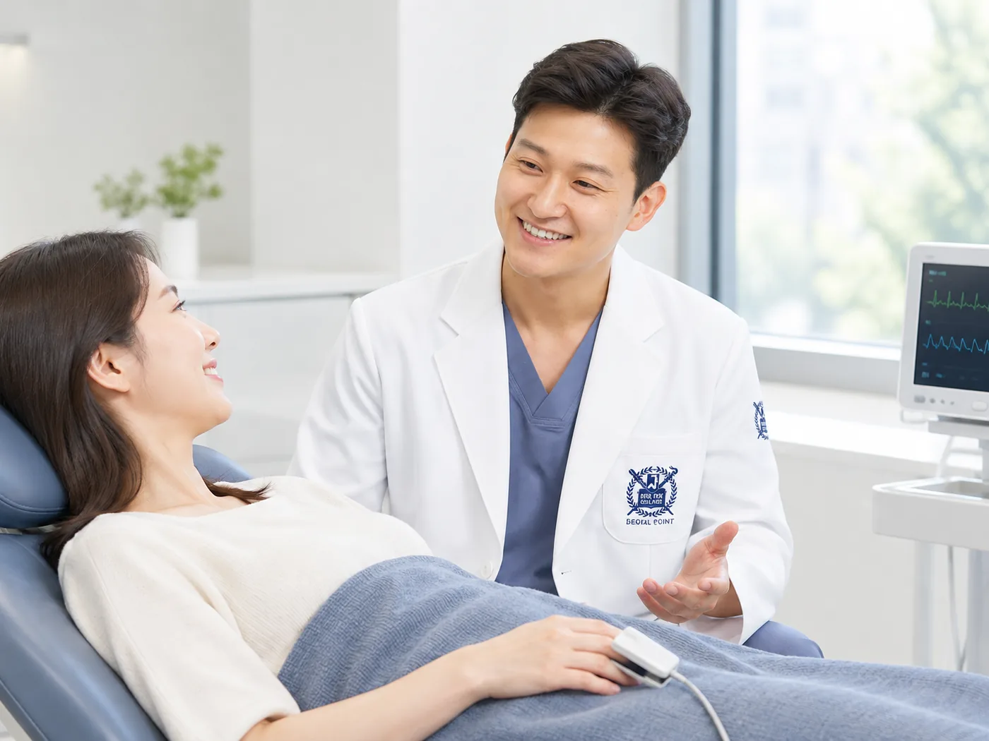 수면치과치료 중 산소포화도 측정